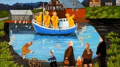 Þeir fiska sem róa /  Those who row also fish in a row