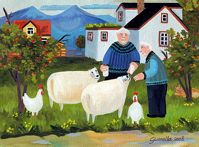 The Lambs at Home Get Bottled Milk / Heimalingar fá mjólk úr pela